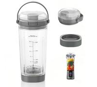 Vaso de Repuesto con tapa, vaso de 530 ml con tapa para beber y a prueba de derrames, Repuestos para batidora compatibles con las series Ninja Blast BC100 y BC151