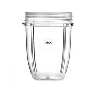 Vaso de repuesto for licuadora (1 unidad, 18/24/32 oz), compatible con Nutribullet 600W y NutriBullet Pro 900.(18oz)