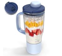 Vaso de repuesto para licuadora Ninja BlendBOSS, vaso de viaje con tapa para beber y sellar, compatible con licuadora Ninja DB301 DB351 (Cyberspace)