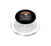 Vaso de Rock Retro Extra Redondo con Texto en inglés I Like My Rocks PopSockets PopGrip para MagSafe