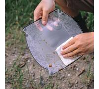 Vaso de silicona plegable ligero de 19 g, ideal para acampar y aventuras al aire libre, diseño resistente al calor (B)