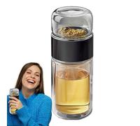 Vaso De Té De Doble Capa - Botella De Infusor Aislada De 500 Ml, Taza De Separación De TésA Granel | TeDe Agua De Viaje A Casa, Para Beber Tés Flores, Oficina Y Ple