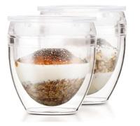 Vaso de viaje Bodum Pavina To Go Doble Pared 200 ml Set de 2
