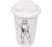 Vaso De Viaje Original Stormtrooper Star Wars Blanca Cerámica 275 Mls