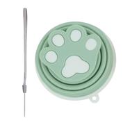 Vaso de viaje plegable genérico | 200 ml taza de bebida de silicona con tapa - vaso de agua plegable y portátil, para viaje, camping, senderismo, playa, deportes al aire libre