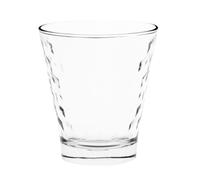 Vaso de vidrio de panal