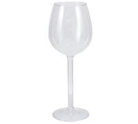 vaso de vino de vidrio flamenco para fiesta hawaiana