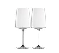 Vaso De Vino Zwiesel Glas Vivid Senses Potente Y Picante Set De 2 Piezas 0,66 L