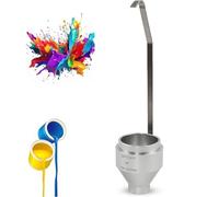 Vaso de viscosidad, medidor de viscosidad de pintura, taza de inmersión DIN portátil para una medición precisa de pintura y líquidos, ideal para profesionales de la pintura y la industria alimentaria