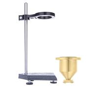 Vaso de viscosidad para tintas y recubrimientos, latón de inmersión con cronómetro y altura de soporte ajustable, ideal para pruebas de caudal de pintura