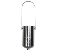 Vaso de viscosidad tipo inmersión de acero inoxidable, herramienta de medición de flujo de 230 ml para pintura, pegamento, aceite, tinte, salsa