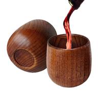 Vaso De Whisky De Madera Pack De 2 Botellas De Cóctel De Estilo Vintage