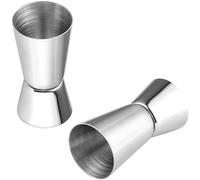Vaso dosificador Alcool - 30 ml / 15 ml - Cocktail - Barman - Acero inoxidable - Juego de 2 unidades