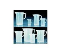 Vaso dosificador Vitlab®, PP, escala elevada, 2000 ml, diámetro 152 mm, altura 213 mm