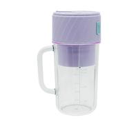Vaso Eléctrico Licuadora | Vaso Eléctrico Portátil para Batidos y Zumos | Electrodoméstico de Cocina con Pajita para Procesar Frutas y Verduras como Mango, Plátano, Sandía