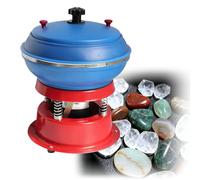 Vaso eléctrico vibratorio para pulido de joyas y molienda de superficies, cuenco de vibración de gran capacidad para acabado de piezas de trabajo