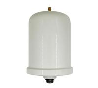 Vaso expansion bomba de agua autocebante Depósito de Presión con Membrana Bomba de Presión Doméstica Tanque de para Bomba Tanque Expansión Bomba Presurizadora (blanco 2L 20mm acero al carbono)