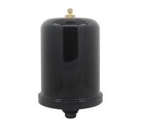 Vaso expansion bomba de agua autocebante Depósito de Presión con Membrana Bomba de Presión Doméstica Tanque de para Bomba Tanque Expansión Bomba Presurizadora (negro 2L acero al carbono)
