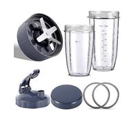 Vaso exprimidor 32 tazas + 24 tazas 2 anillos de goma Cuchilla licuadora 900W accesorios vaso licuadora vaso licuadora accesorios partes exprimidor Repuestos y accesorios for pequeños