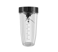 Vaso Exprimidor Portátil, Compatible Con Ninja, Licuadora De 24 Onzas, Cuchilla Extractora De 7 Aletas, Compatible Con Nutri Ninja, Auto IQ BN801 SS101 BL480-30 BL641A52Q
