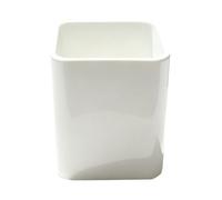 Vaso For Enjuague Bucal, For Cepillo De Dientes Resina, Soporte Rectangular For For Baño, Adecuado For Guardar Pasta(White)