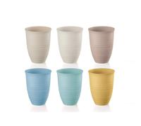 Vaso grande Guzzini 17950252, 6 piezas, surtido Tierra