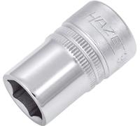 Vaso HAZET 900-14 I 12,5 mm de cuadradillo, 14 mm de ancho de llave, con moleteado I Vaso con superficie cromada y pulida para manejo manual