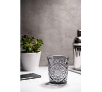 Vaso Hobstar 350ml Gris - Set 6 Unidades - Diseño Premium y Elegante - Vidrio Resistente y Duradero