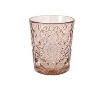 Vaso Hobstar 350ml Rosa - Set 6 Unidades - Diseño Premium y Elegante - Vidrio Resistente y Duradero