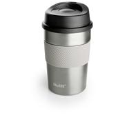 IBILI - Vaso Doble Pared Luxe Titanio, 360 ml, Acero inoxidable, Hermético, Gris