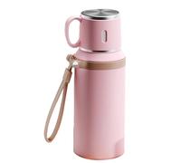 Vaso isotérmico - Botella de agua isotérmica | Botella de agua deportiva portátil | Vaso de acero inoxidable de gran capacidad para aula, gimnasio y otras actividades al aire libre