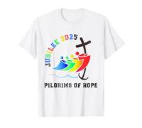 Vaso Jubilee 2025 de Pilgrims of Hope para hombres que viajan por la fe Camiseta