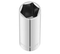 Vaso largo 6 caras 1/4' 13mm