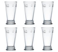 Vaso Largo De Bebida La Rochere Bee - 460ml - Hecho En Francia - Juego De 6