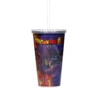 SD Toys - Vaso lenticular 3D Dragon Ball Super Battle of Gods - 500 mls - Tapa enroscable