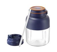 Vaso Licuadora Portátil - 1300ml Vaso Mezclador Eléctrico Ajustable - Batidora Exprimidora De Cítricos Portátil - Para Batidos Café Bebidas Comida Viaje Cocina Aire Libre Playa Picnic Camping Mesa