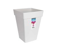 Vaso Loft Urban Cuadrado Alto 37 Blanco Elho