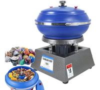 Vaso Máquina Pulidora Joyas,Máquina Pulidora Microvibración 12 Pulgadas,Utilizada Para Pulir Y Pulir La Superficie Piezas Trabajo Como Joyas,Jade,Piedra,Grava,Etc