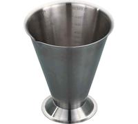 Vaso Medidor 0,75L Mate Acero Inox. con Pie Cocina 15 , 5x13 CM Jarra Alto Valor