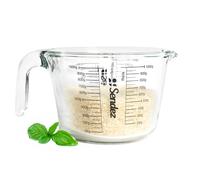 Vaso Medidor 1L Con Asa De Borosikatglas Jarra Guía Dosificación Messbehälter