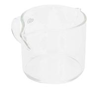 Vaso Medidor de Vidrio, Borosilicato, 100ml | de fácil agarre, Resistente al choque térmico, Uso versátil, Apto para microondas