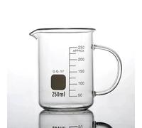 Vaso medidor de vidrio de borosilicato de alta calidad con asa y escala, 50 ml, 100 ml, 250 ml, 500 ml y 1000 ml, equipo de laboratorio.(400mL)