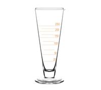 Vaso medidor de vidrio, vaso medidor graduado con boquilla, cilindro dispensador de laboratorio(50mL)