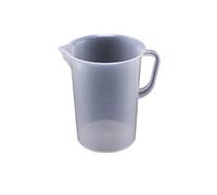 Vaso medidor graduado de plástico de gran capacidad con tapa, vaso mezclador transparente for uso en cocina y laboratorio(5000ml)