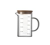 Vaso Medidor Jarra Graduada Beaker de Vidrio Borosilicato Taza de Medición con Escalas Fáciles de Leer y Agarre Cómodo Apto para Horneado Coctelería Laboratorio, 500ml, style to 2
