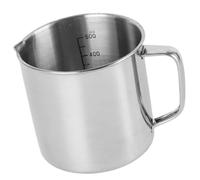 Vaso medidor para líquidos y líquidos secos de acero inoxidable de calidad profesional escala precisa antideslizante apta para lavavajillas taza multiusos inoxidable