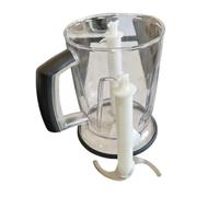 Vaso mezclador + 2 cuchillas compatible con Braun MQ7045 MQ9087 MQ7025 MQ7035 MQ9005 MQ9027 MQ9037 MQ9045 MQ9087X MQ9097, accesorios for licuadora, ayuda de cocina
