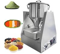 Vaso mezclador de acero inoxidable, rotación de 360°, controles programables para mezclar polvos, productos químicos, productos farmacéuticos, gránulos de alimentos