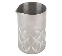 Vaso Mezclador De Acero Inoxidable, Vaso Mezclador De Cóctel De 60ml, Coctelera De Cristal Con Escala Para Bar(Plata)