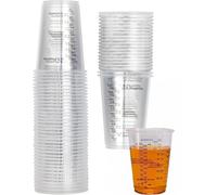 Vaso mezclador de resina epoxi, vaso mezclador de pintura de 240 ml, vaso medidor, para líquidos, pintura, pigmento, 30 piezas